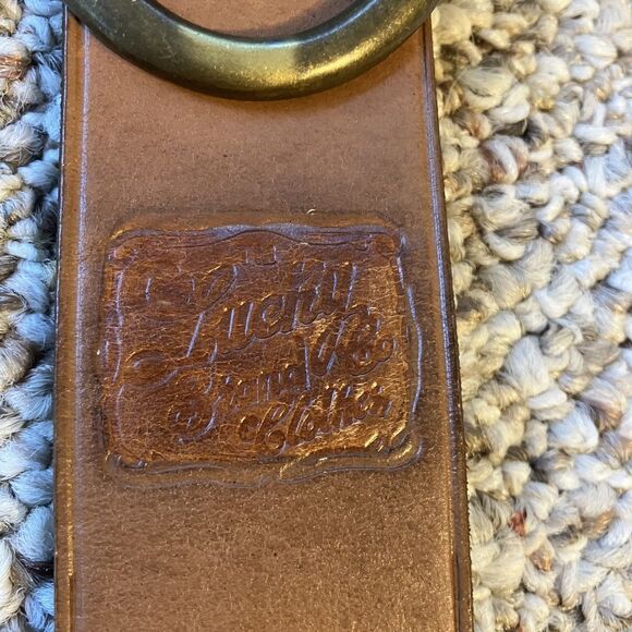 Lucky Brand Womens Genuine Leather Belt Size XS 30" Brown Floral Western Boho - Picture 3 of 12